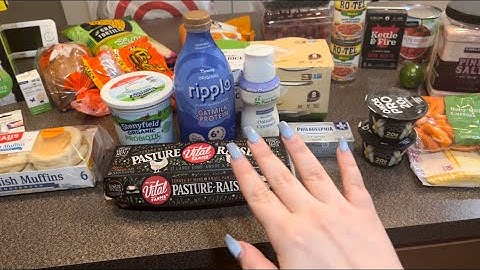 ASMR Grocery Haul (Whispers & Tapping) 🛒🥕🍇
