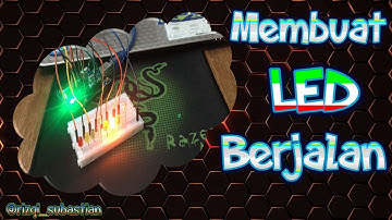 BELAJAR ARDUINO PEMULA MEMBUAT LED BERJALAN @bangbas17