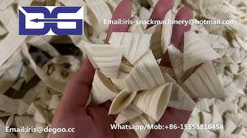 Jinan DG Fried Wheat Chips Extruder Machine/Fry Snacks bugles cone Production line China