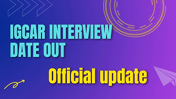 IGCAR OFFICIAL INTERVIEW UPDATE| Technical officer /C and Stipendiary trainee cat 1 post