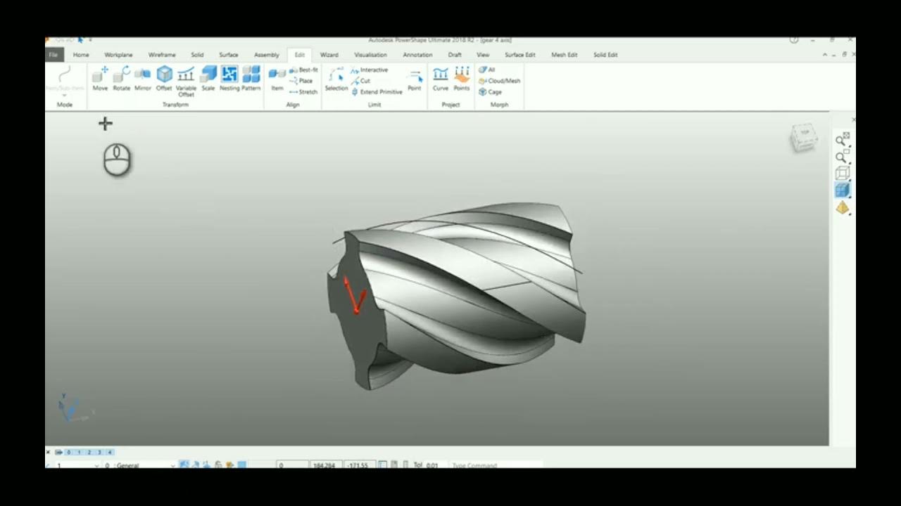 Helical gear Model on ug nx YouTube