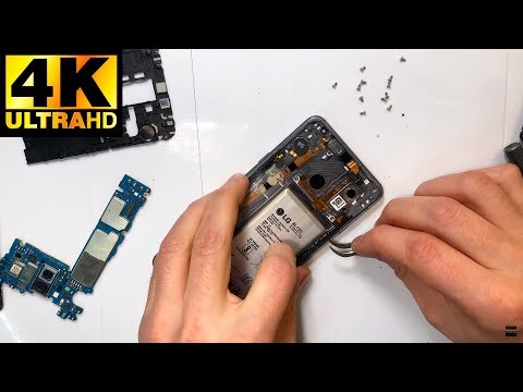 LG G7 Plus ThinQ - полная разборка, ремонт кнопки / complete disassembly, repair buttons