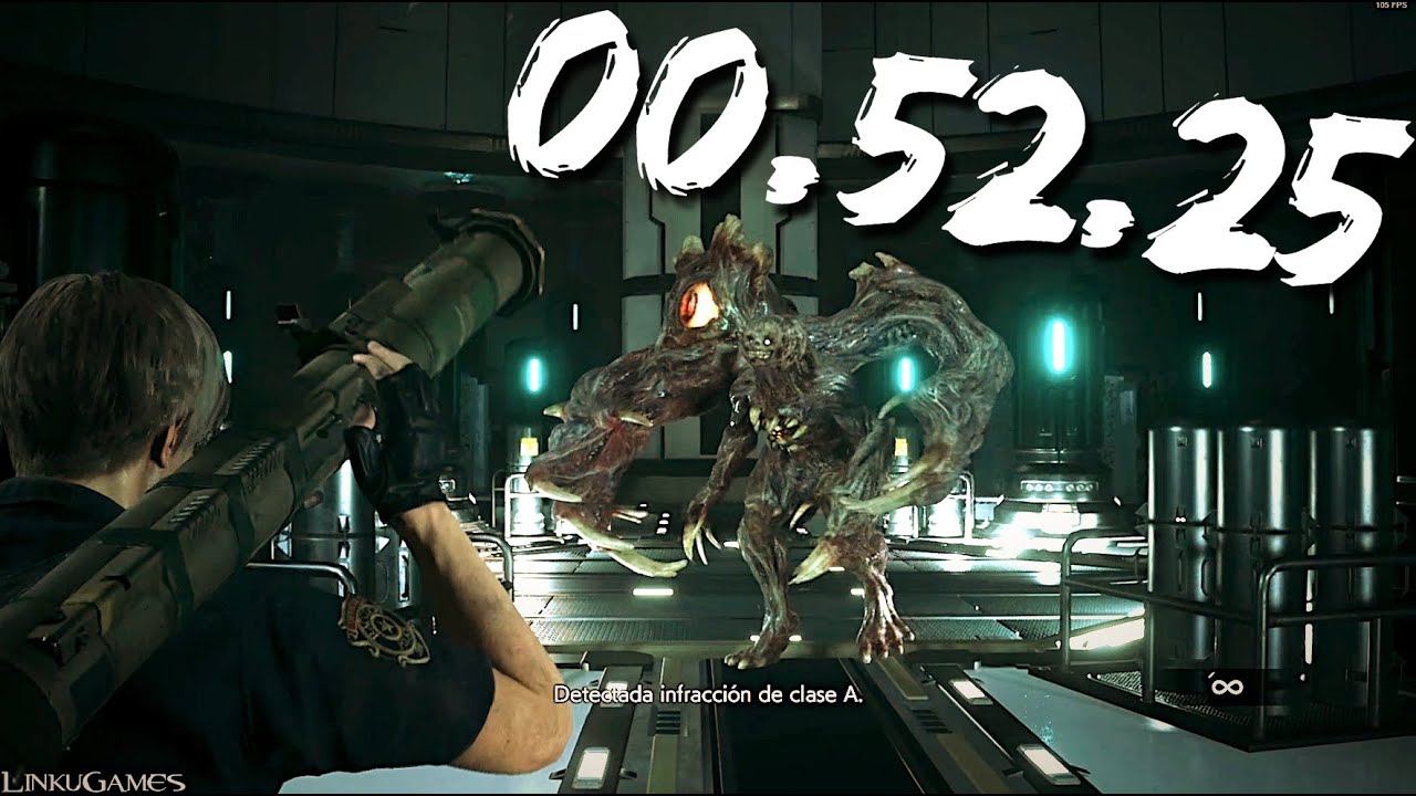 Re2 Speed Run SPEEDRUN in 00:52:25 | Resident Evil 2 REMAKE. - YouTube