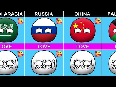 🇦🇫 Countries That Love or Hate Afghanistan | Countryballs Animation 🌍