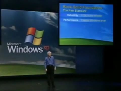 Windows XP launch keynote (NYC October 26, 2001)