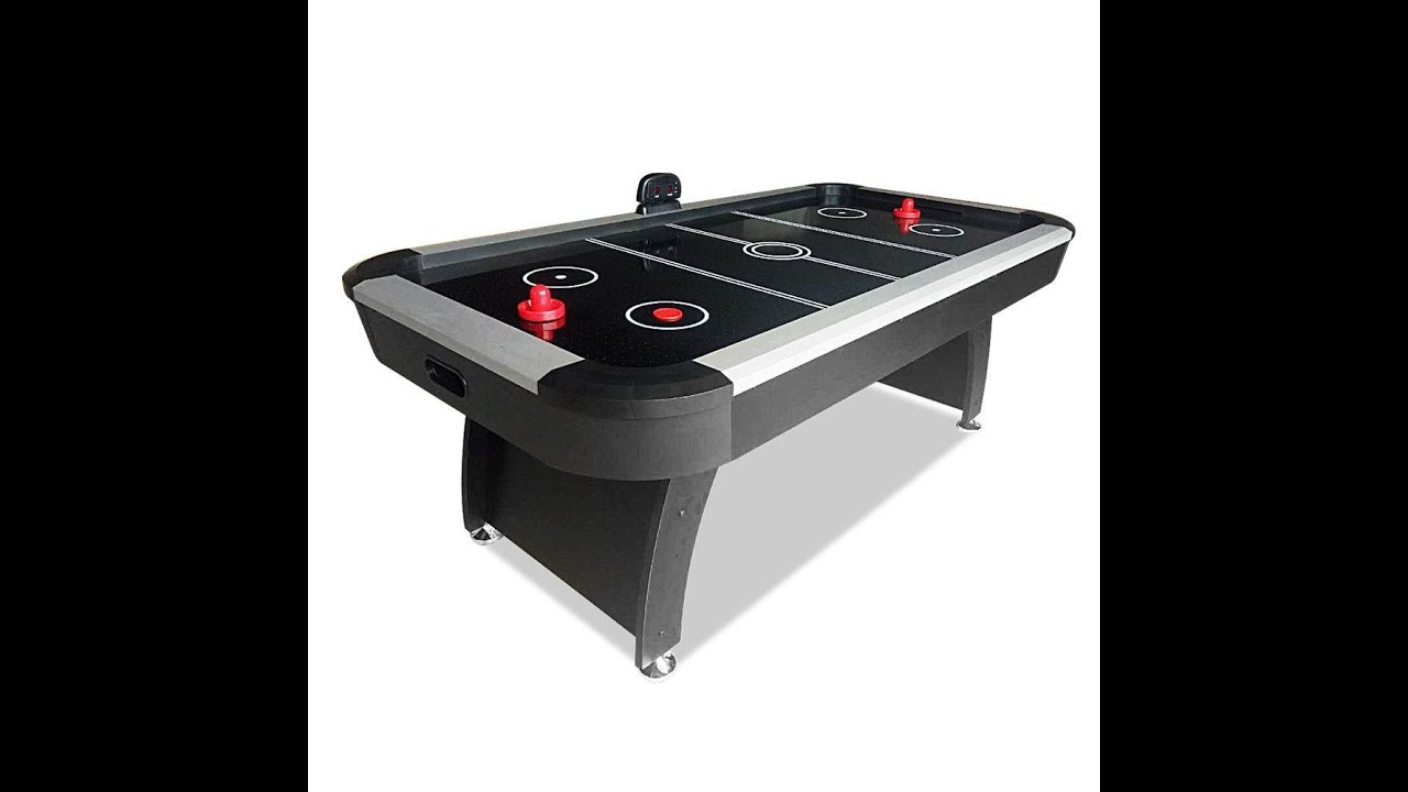 KD Champion Air hockey Table Black Ice Hockey Table 7 Ft with Digital
