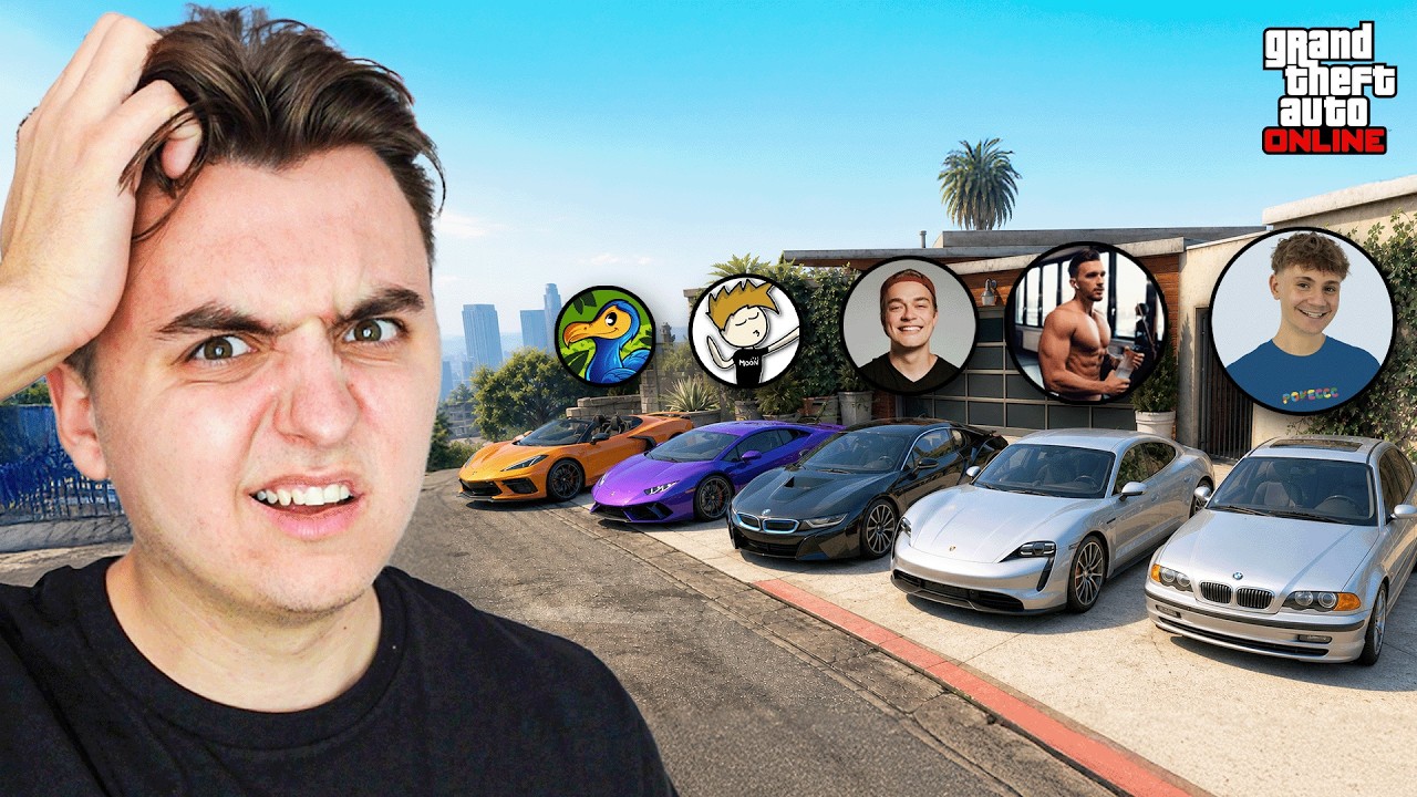 Otestoval jsem Auta YouTuberů v GTA 5! (part 2)
