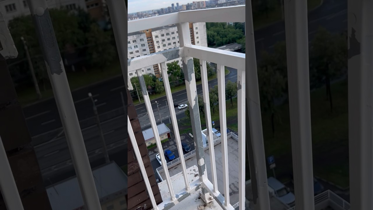 Облезли перила на балконах! Что я сделала с ними? Смотреть до конца 