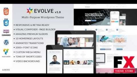 Preview Evolve - Multipurpose WordPress Theme TForest