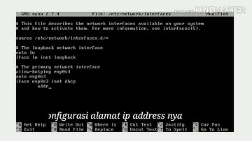Tutorial Konfigurasi IP address pada debian 9 di virtual box