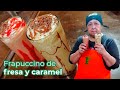 Frappuccino de Fresa 🍓 y Caramel 🍬 | Receta fácil y económica