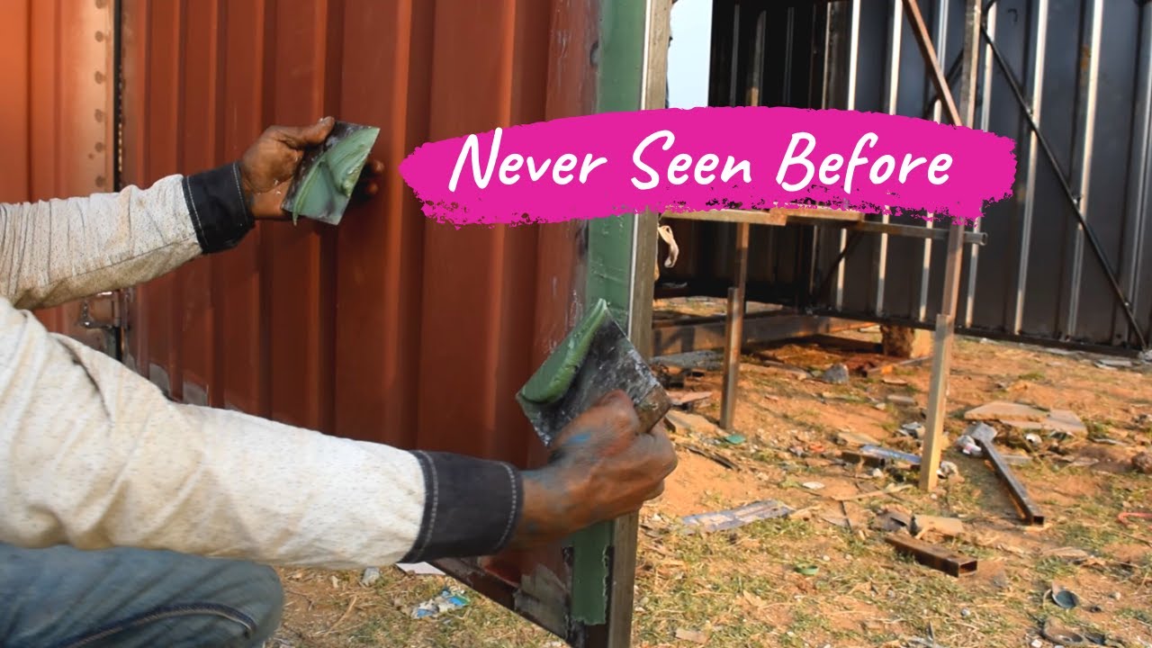 How to apply metal paste on iron Professionally mixing and applying