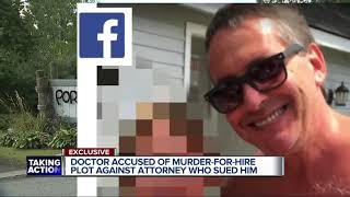 Doctor facing murder-for-hire charges accused of trying to have attorney suing him killed