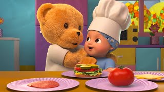 Lunchpauze met Teddy - Emma en haar vrienden koken 🥪🧸 | Aflevering 12 | BABY born Animatieserie
