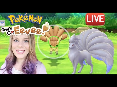 Shiny Vulpix Hunt Pokemon Let S Go Live Stream Youtube