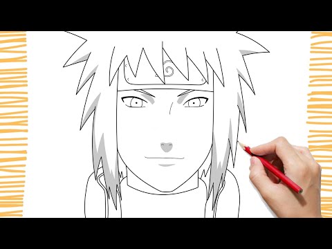 Como Desenhar Minato, How To draw Minato (passo a passo Super Fácil) 