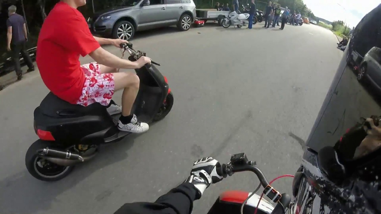 Piaggio Zip Stage6 Racing MK1 GoPro (TREFFEN WETTRINGEN #3) - YouTube