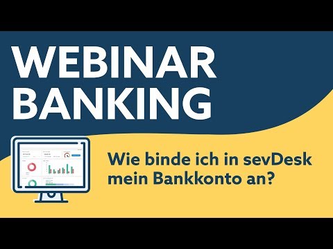 Webinar: Dein Bankkonto an sevDesk anbinden