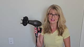 INFINITIPRO BY CONAIR FloMotion Pro Hair Dryer Adjustable Airflow Includes Diffuser and Concentrator