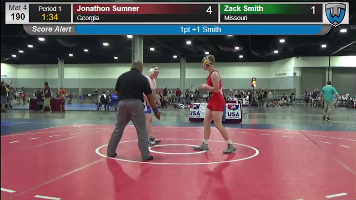 980 Schoolboy 190 Jonathon Sumner Georgia vs Zack ...