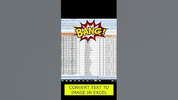 #shorts Convert text data into image in excel #excel #exceltips #excel2tally #tallyprimetutorial