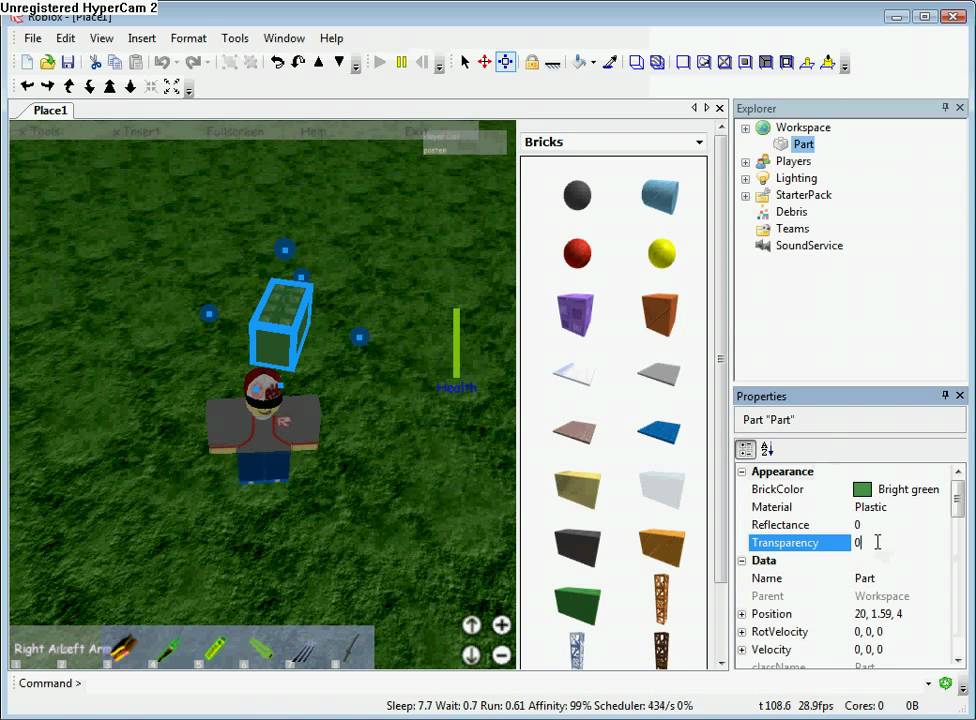 ROBLOX Tutorial: CanCollide Bricks - YouTube