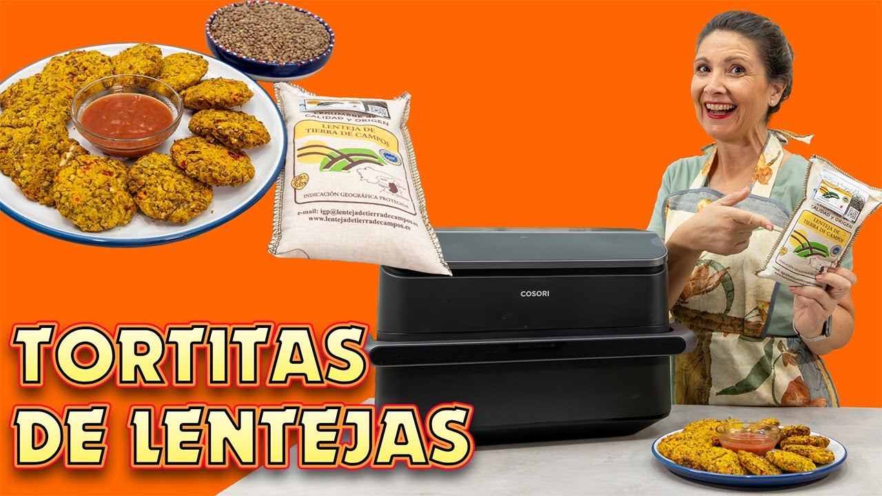 Tortas de Lentejas DELICIOSAS en Freidora de Aire