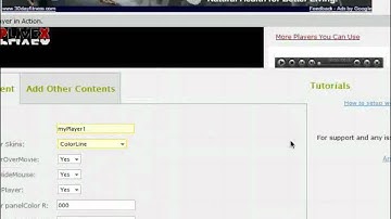 Add video to website using CMS Arsslan with Custom Flash video player