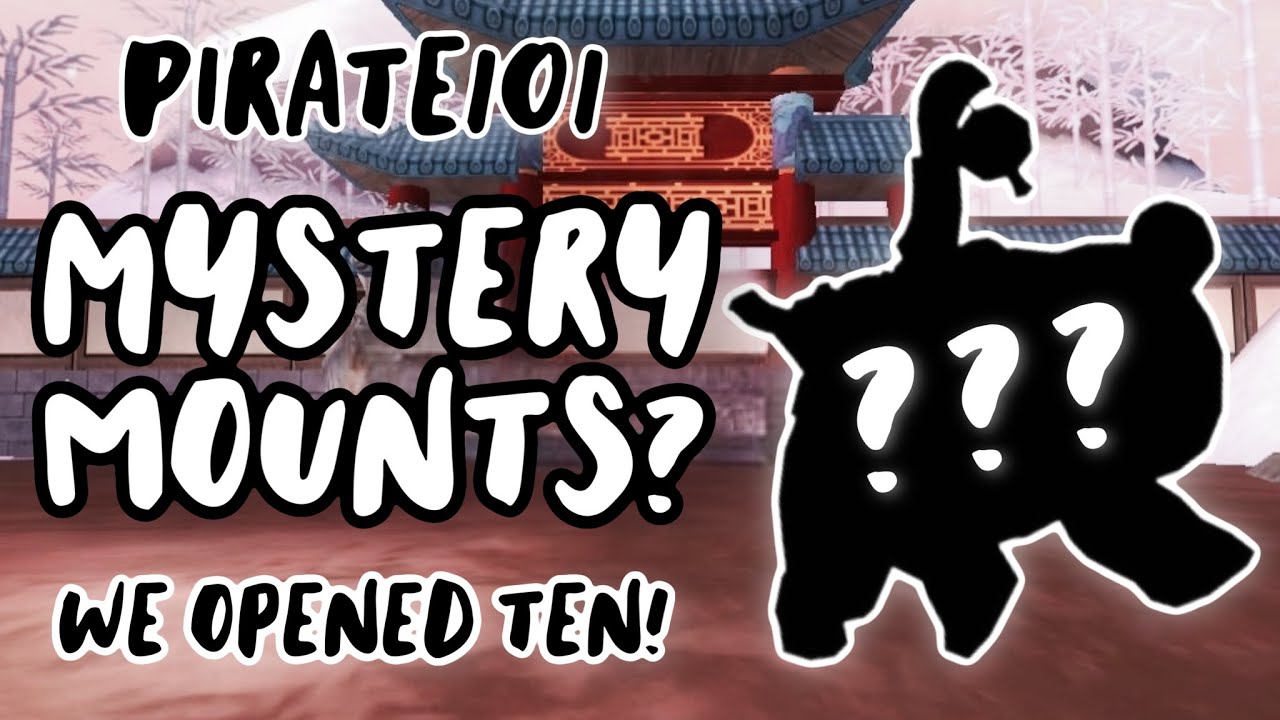 We Opened TEN Pirate101 Mystery Mounts! What'd we get?