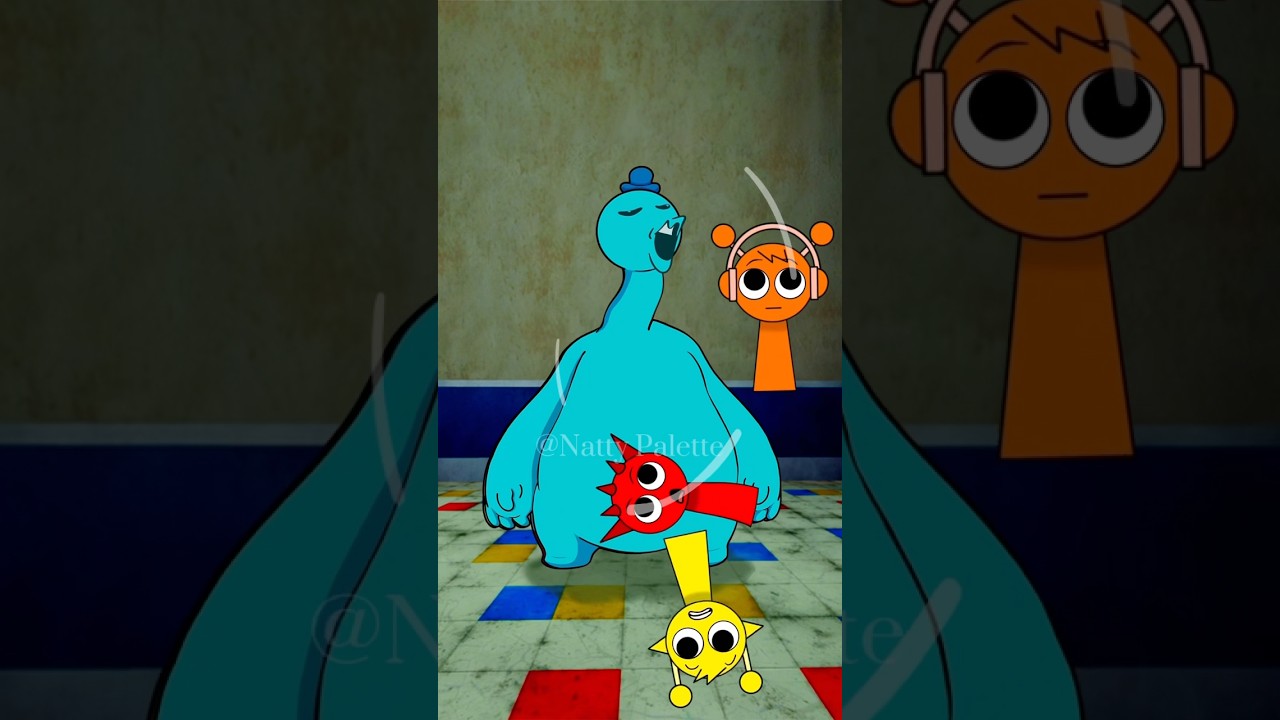 Sprunki Got Absorbed by Doey! 