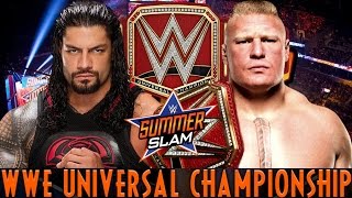 Wwe 2k17 - brock lesnar's road to wrestlemania 34: part 2 lesnar vs
roman reigns