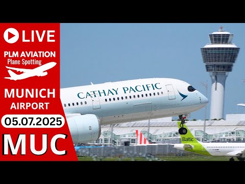 馃敶 LIVE Saturday PLANESPOTTING @ Munich Airport Germany MUC/EDDM