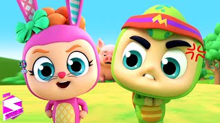 Kura-kura dan kelinci Berpura-pura dan bermain Lagu anak anak