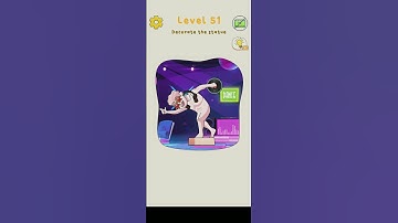 Displace Puzzle: Move one part || Level-51 || Decorate the statue🗿