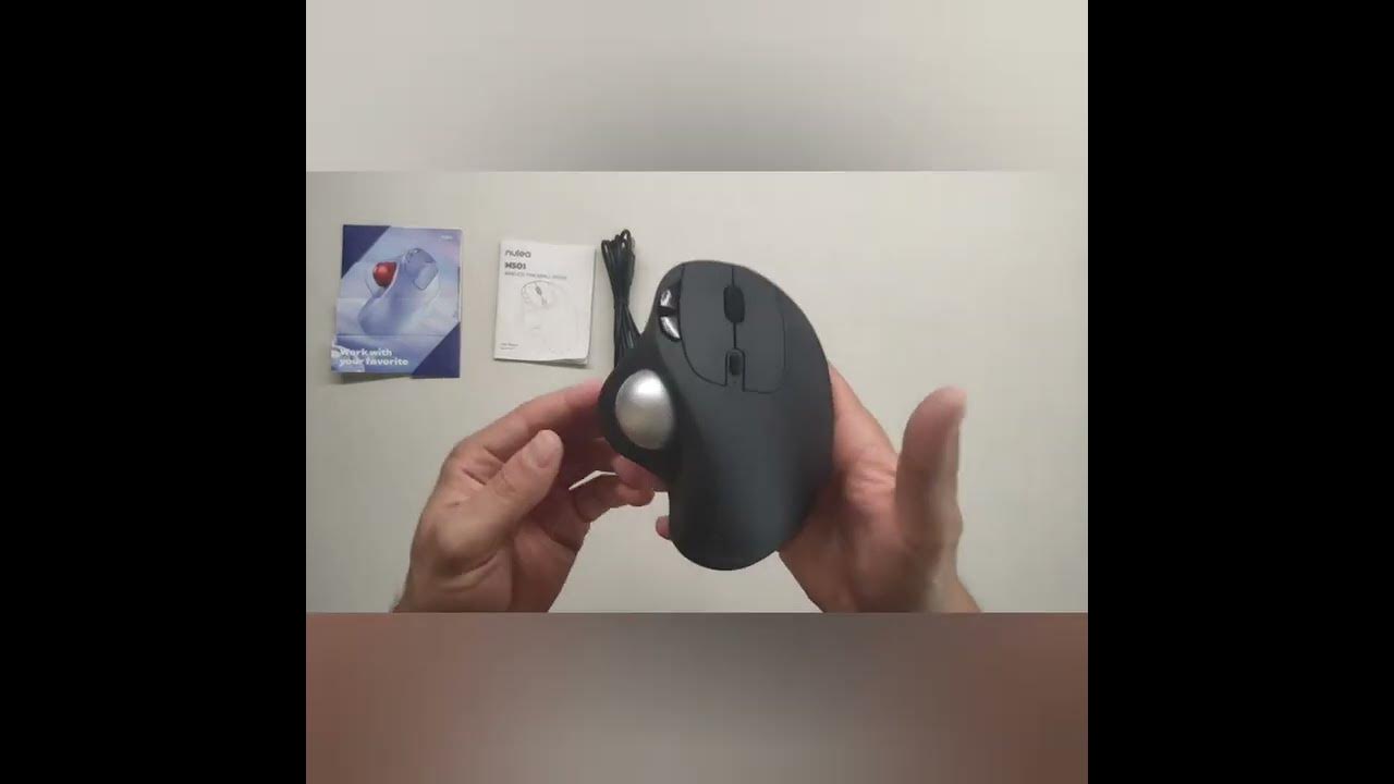 Nulea Mouse Trackball senza fili, Mouse trackball, ergonomico e
