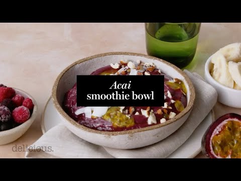 Berry and passionfruit smoothie bowl recipe | delicious. Australia