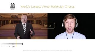 Tenor Part for #Hallelujah Virtual Choir | The Tabernacle Choir