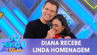 Diana se despede do Domingo Legal com uma linda homenagem | Domingo Legal (05/05/24)