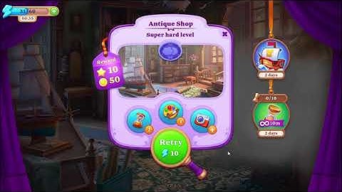 Manor Matters Antique Shop with moving clouds HD Super Hard| Failed in Key, Pistol, Necklace | tarot