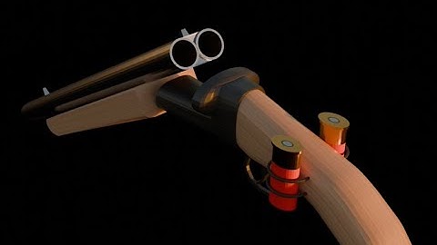 sawn off double barrel shotgun animation (gun thing 2)
