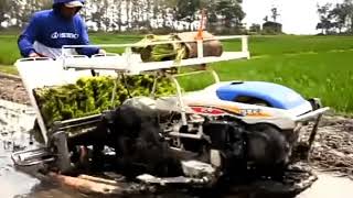 Cek Mesin Transplanter Iseki‼️Menanan Padi Menjadi lebih Mudah #transplanter #iseki #japan #menanam