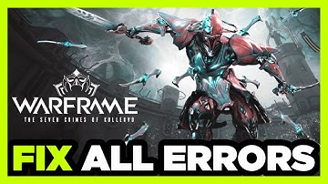 FIX Warframe Crashing, Freezing, Not Launching, Stuck & Black Screen