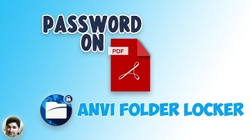 Lock PDF files with Anvi Folder Locker | How to lock pdf file with password