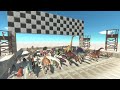 70 Units Speed Race Tower Survival - Animal Revolt Battle Simulator
