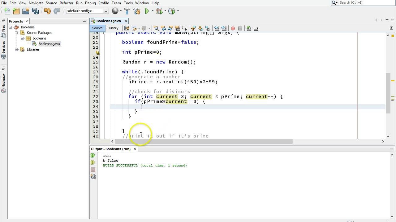 Booleans and Generating Prime Numbers in Java - YouTube