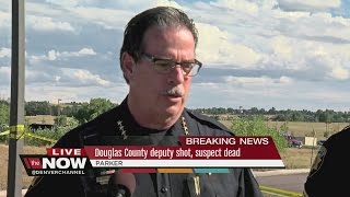 Police: Deputy shot, 'suicidal' suspect killed in Parker