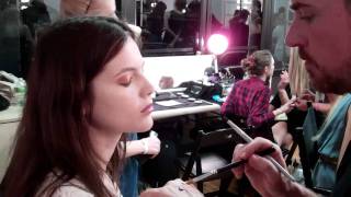 Backstage, Yigal Azruel, Spring 2012. Mercedes-Benz Fashion Week