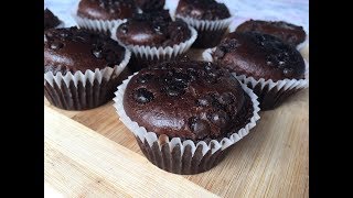 BEST Eggless Chocolate Muffins Without Condensed Milk | How to Make Eggless Chocolate Muffins