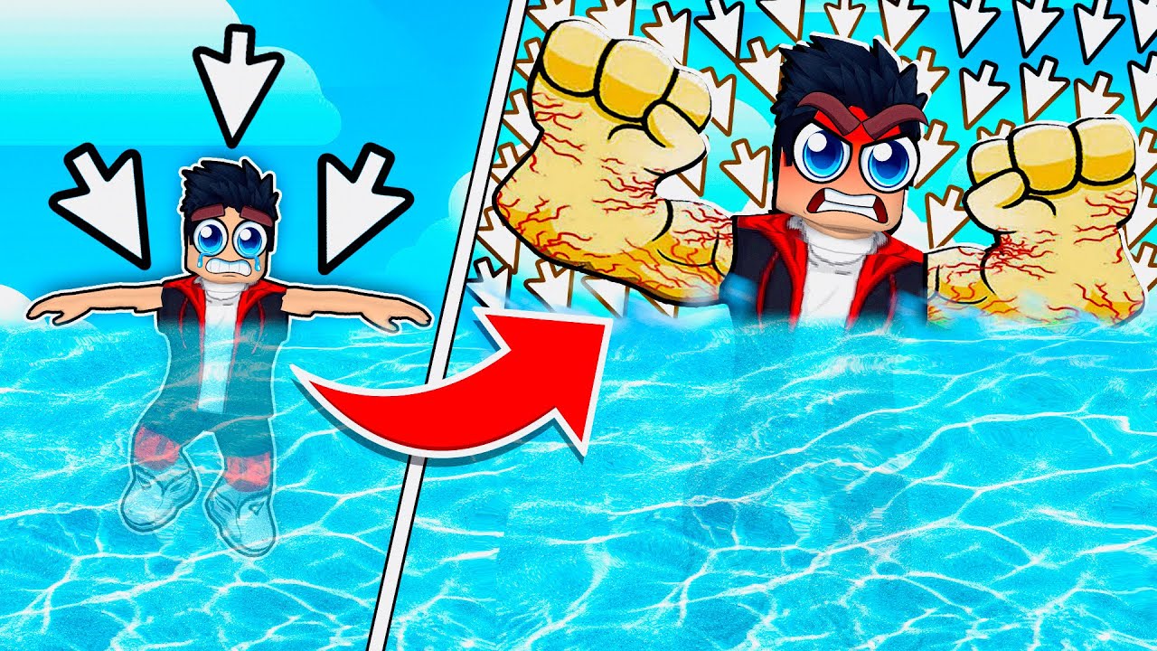 REDKILL ESSAYE D'ATTEINDRE LE NIVEAU MAXIMUM DE NAGE DANS SWIM RACE CLICKER