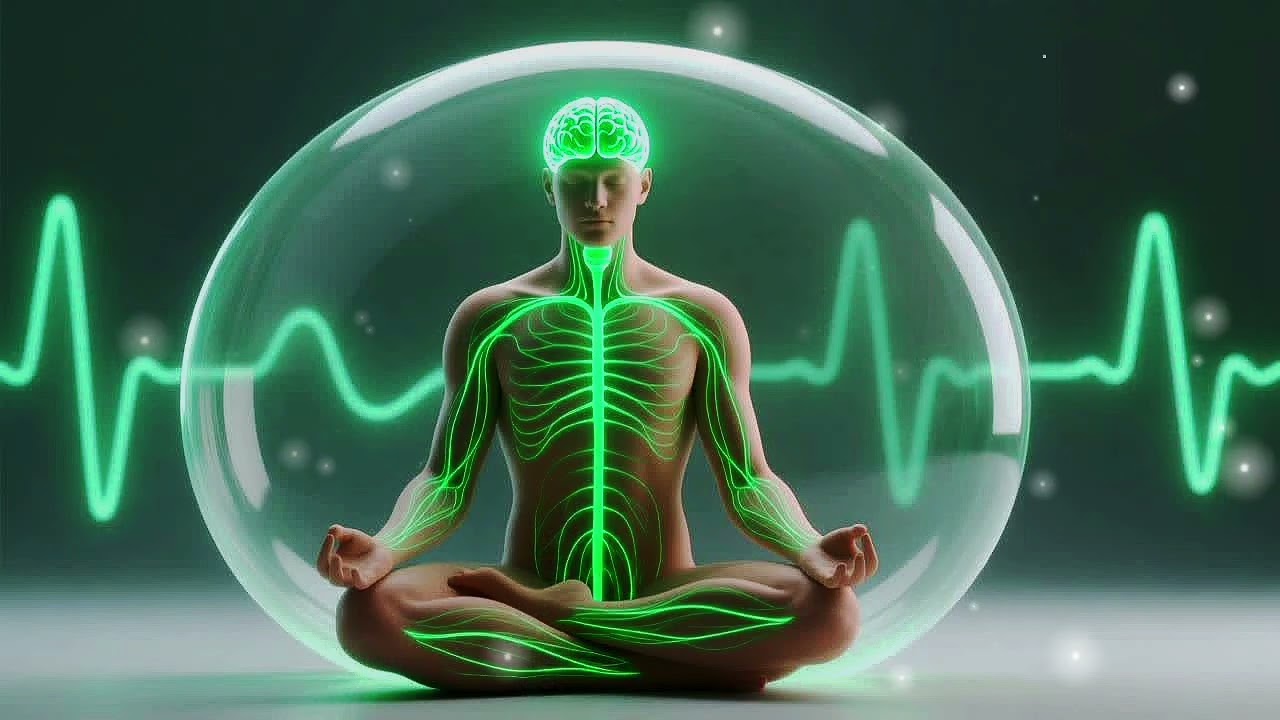 Deep Theta Healing Meditation for Nervous System Balance | 432Hz + 528Hz 🌿